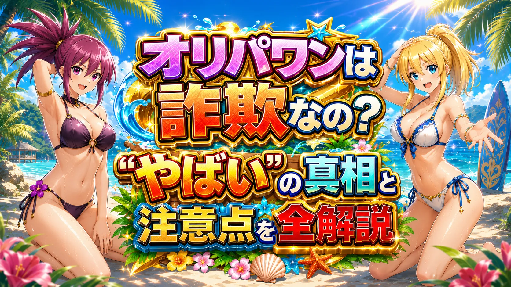オリパワンは詐欺かどうか根拠を基に解説する記事のアイキャッチ