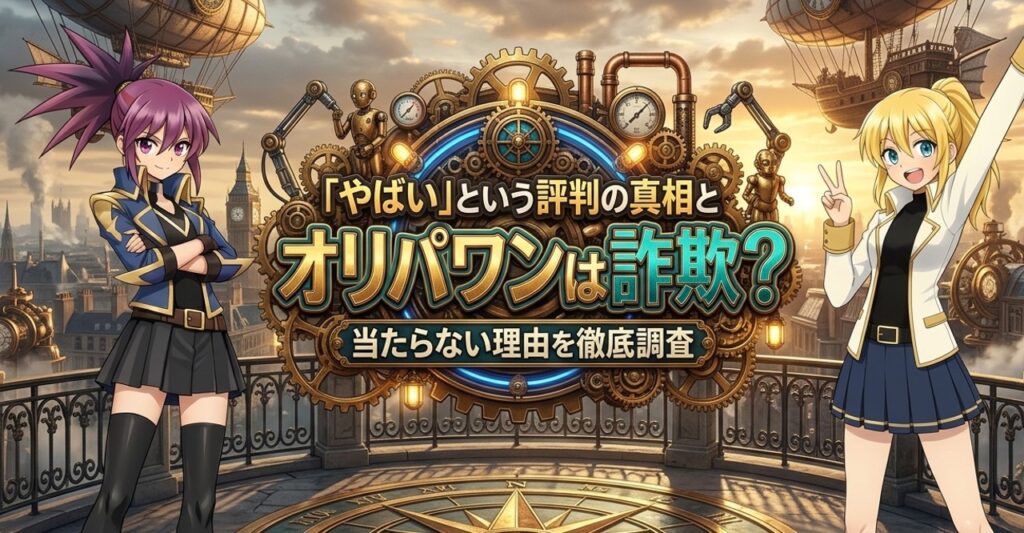 オリパワンは詐欺かどうか根拠を基に解説する記事のアイキャッチ