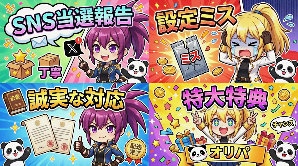 おりパンダの評価・評判まとめ説明
