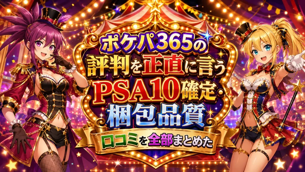 ポケパ365の評判を正直に言う｜PSA10確定・梱包品質・口コミを全部まとめた記事のアイキャッチ画像